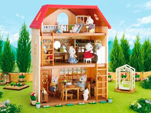 Игры и игрушки: Трехэтажный дом, Sylvanian Families