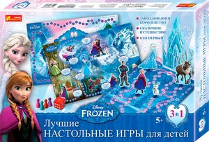 Настільні ігри: Настольные игры Frozen Холодное сердце, Ranok Creative