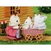 Шоколадные кролики-двойняшки в коляске, Sylvanian Families дополнительное фото 1.