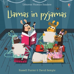 Розвивальні книги: Llamas in pyjamas - Phonics readers [Usborne]