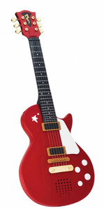 Музыкальный инструмент электронная Рок-гитара красная, My Music World