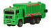 Автомобиль Мусоровоз зеленый с контейнером и ограждением, 22 см, Dickie Toys дополнительное фото 3.