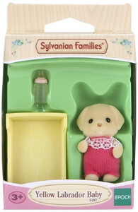 Ігри та іграшки: Набір Sylvanian Families Щеня Жовтих Лабрадор (5187)