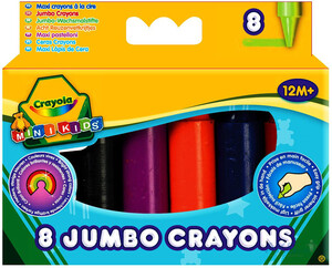 Товары для рисования: Восковые карандаши Crayola для самых маленьких 8 штук (0080)