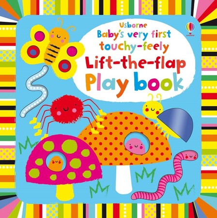 Для самых маленьких: Baby's very first touchy-feely lift-the-flap play book [Usborne]
