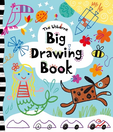 Малювання, розмальовки: Big drawing book [Usborne]