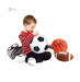 Набор мягких спортивных мячей: футбол, баскетбол, бейсбол, Melissa & Doug дополнительное фото 1.