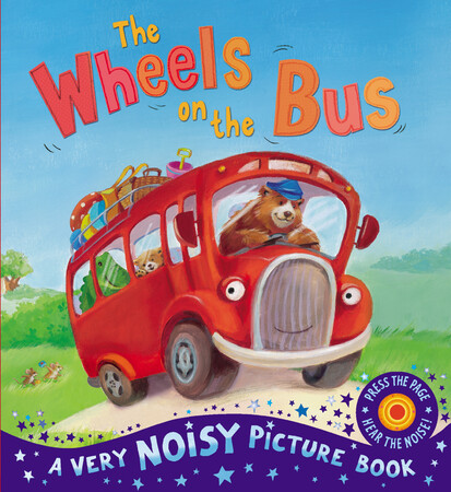 Книги про тварин: The Wheels on the Bus - Little Tiger Press
