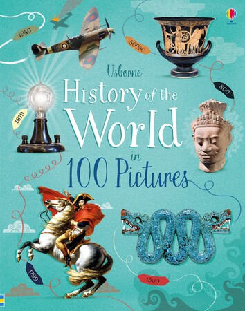 Для младшего школьного возраста: History of the world in 100 pictures