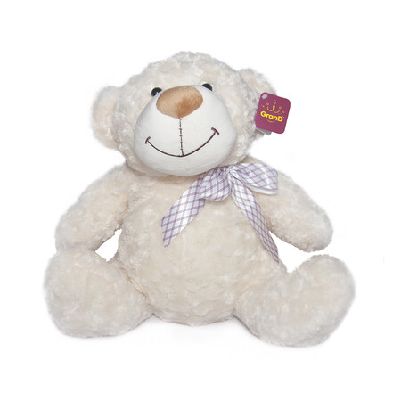 Тварини: М'яка іграшка Ведмідь білий, 40 см, GranD