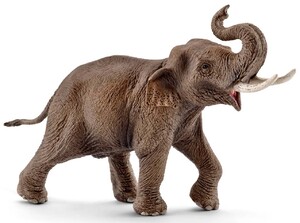 Тварини: Індійський слон (самець), іграшка-фігурка, Schleich