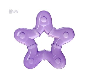 Розвивальні іграшки: Прорізувач із гелем, Baby team (фіолетовий, зірочка)