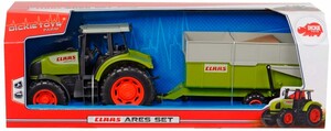 Городская и сельская техника: Трактор CLAAS с прицепом (57 см)