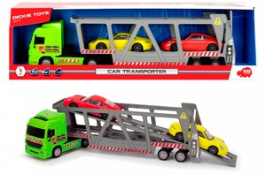 Городская и сельская техника: Автотранспортер (38 см) и 2 машинки Dickie Toys