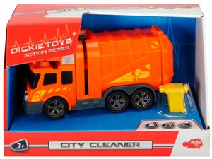 Городская и сельская техника: Уборщик города со светом и звуком (15 см) Dickie Toys