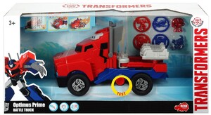 Ігри та іграшки: Автомобіль Трансформер Оптимус Прайм з функцією стрільби (світло, звук)