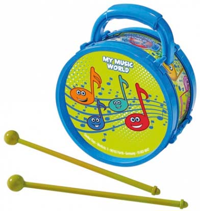 Дитячі барабани: Барабан Веселі ноти (16 см)