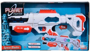 Іграшкова зброя: Лазерний бластер (38 см) зі світлом і звуком, Космічний патруль Simba