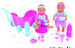 Пупсы-близнецы мини NBB с коляской и аксессуарами, 12 см New Born Baby дополнительное фото 1.
