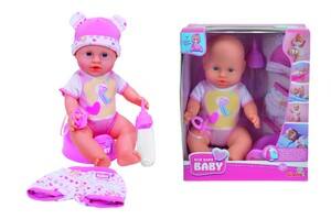 Ігрові пупси: Лялька-пупс Сімба з одягом, 30 см New Born Baby