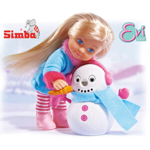 Куклы: Кукла Эви и Снеговик