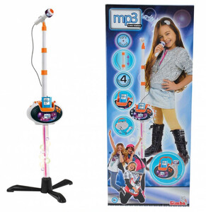 Дитячий мікрофон: Мікрофон на стійці, знімна база і роз'єм для MP3