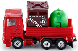 Игры и игрушки: Грузовик с открытым кузовом для мусора, 8 см, Siku