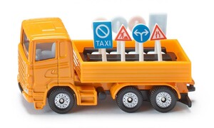 Міська та сільгосптехніка: Вантажівка з дорожніми знаками