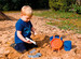 Набор для игры с песком Стройка, 7 элементов дополнительное фото 1.