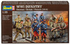 Набір фігурок WWI INFANTRY German / British / French (1914), 1:35, Revell