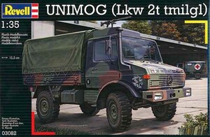 Збірні моделі-копії: Військовий автомобіль LKW 2t. tmil gl (Unimog), 1:35, Revell