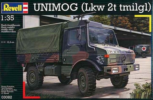 Військова техніка: Військовий автомобіль LKW 2t. tmil gl (Unimog), 1:35, Revell
