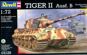 Игры и игрушки: Танк (1944г., Германия) Tiger II Ausf.B, 1:72, Revell