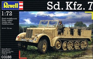 Військова техніка: Напівгусеничний тягач (1938р., Німеччина) Sd.Kfz. 7; 1:72, Revell