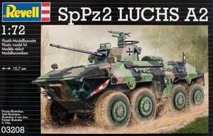 Моделювання: Бойова розвідувальна машина SpPz 2 Luchs (1975р .; Німеччина), 1:72, Revell