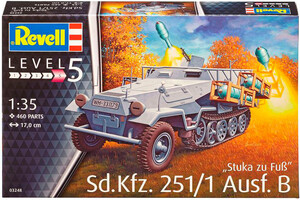 Моделювання: Бронетранспортер Sd.Kfz. 251/1 Ausf.B Stuka zu Fu ?, 1:35, Revell