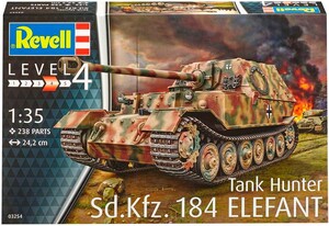Моделювання: Самохідно-артилерійська установка Sd.Kfz.184 Tank Hunter Elefant, 1:32, Revell