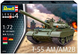 Танк T-55AM / T-55AM2B, 1:72, Revell