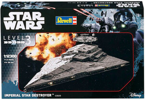 Сборные модели-копии: Космический корабль Imperial Star Destroyer, 1:12300, Revell