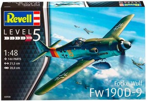 Збірні моделі-копії: Літак Focke Wulf Fw190 D-9, 1:48, Revell