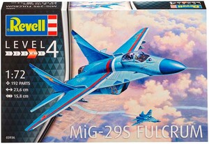 Літак MiG-29S Fulcrum, 1:72, Revell