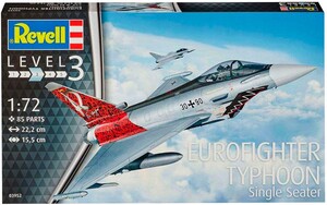Игры и игрушки: Истребитель Eurofighter Typhoon single seater, 1:72, Revell