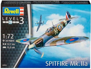 Авіація: Винищувач Spitfire Mk.IIa, 1:72, Revell