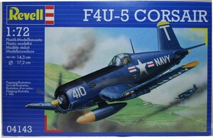 Истребитель (1942г.,США) F4U-5 Corsair, 1:72, Revell