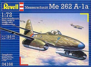 Авіація: Реактивний винищувач (1944р., Німеччина) Me 262 A1a, 1:72, Revell
