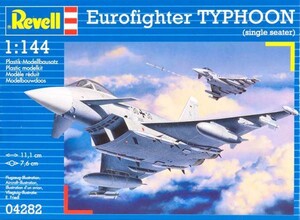 Сборные модели-копии: Многоцелевой истребитель Eurofighter Typhoon (1998г., GER/ SPA/ GBR/ ITA); 1:144, Revell