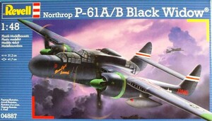 Авиация: Тяжелый ночной истребитель P-61B Black Widow; 1:48; Revell