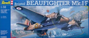 Збірні моделі-копії: Важкий винищувач Bristol Beaufighter Mk.IF; 1:32; Revell