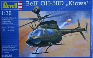 Багатоцільовий вертоліт Bell OH-58D Kiowa; 1:72, Revell