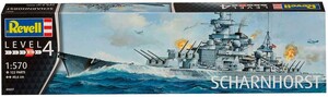 Збірні моделі-копії: Лінкор Scharnhorst, 1: 570, Revell